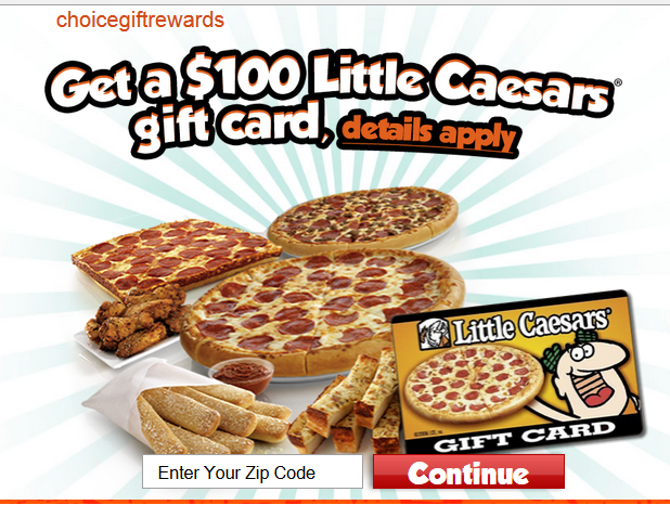 Get A $100 Little Caesars Pizza Gift Card