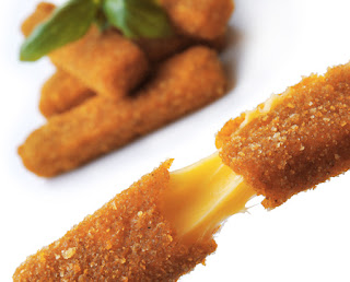Stretchy cheese finger