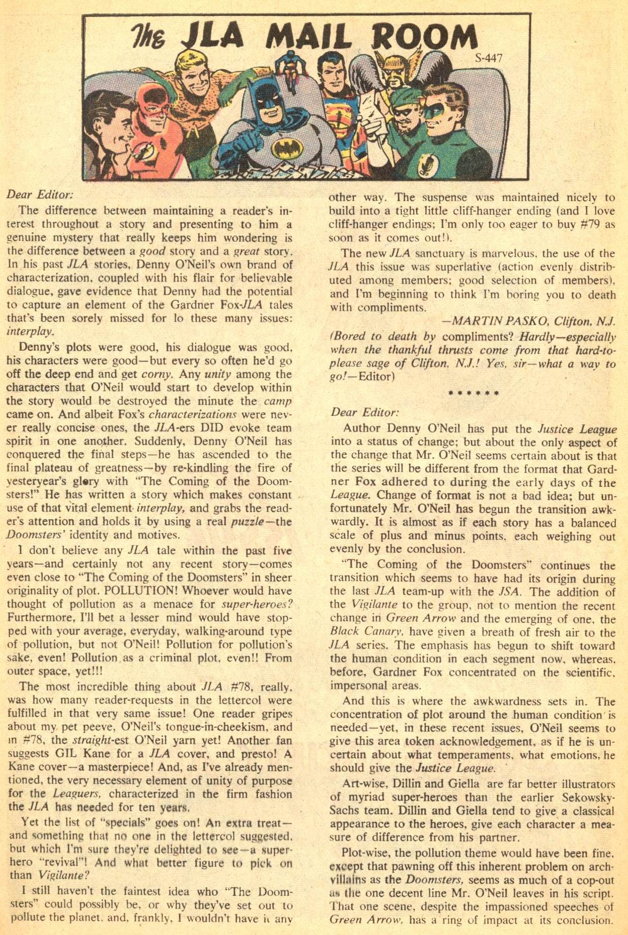 Justice League of America (1960) 81 Page 31