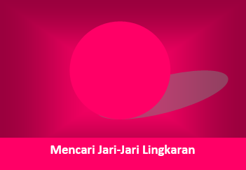 Cara Mencari Jari-Jari dan Diameter Lingkaran Jika Diketahui Luasnya