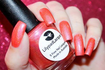 Swatch of Captivating Coral from Lilypad Lacquer