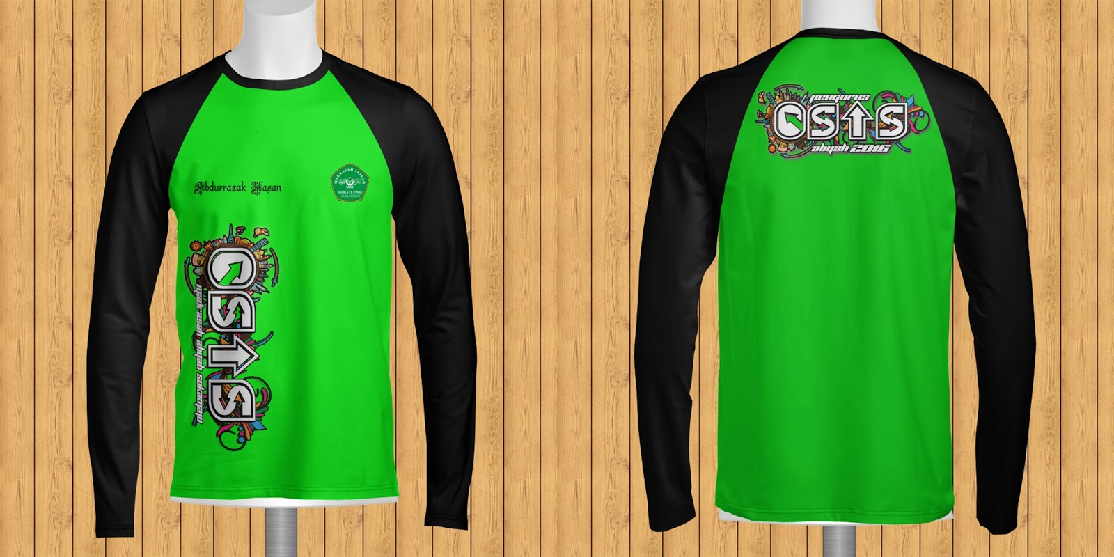 contoh desain kaos osis Abdurrazak hasan contoh desain kaos osis Abdurrazak hasan