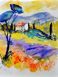 ledent pol watercolors paintings oil