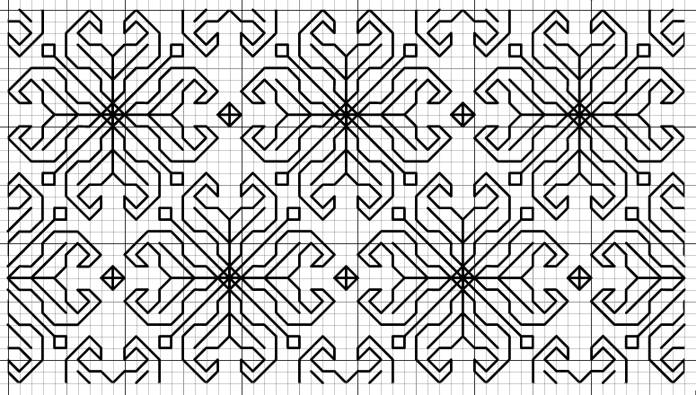 Imaginesque: Flower Blackwork Fill Patterns