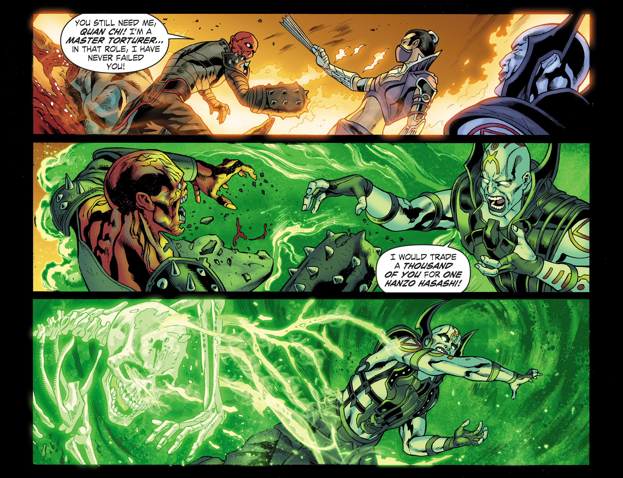 Read online Mortal Kombat X [I] comic -  Issue #34 - 17