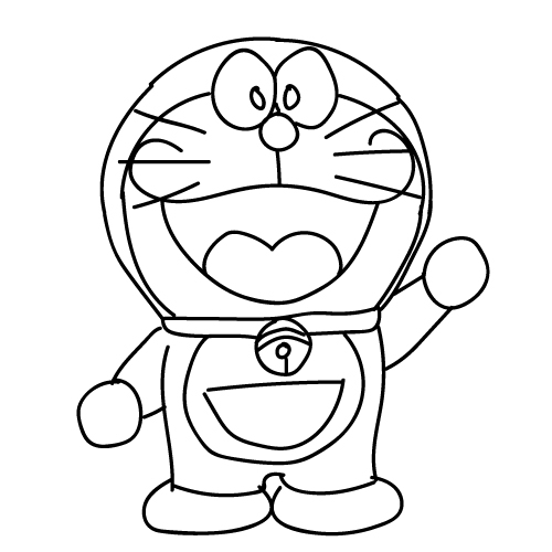 Arti Dari Kombinasi Warna: Mewarnai Gambar Hitam Putih Doraemon