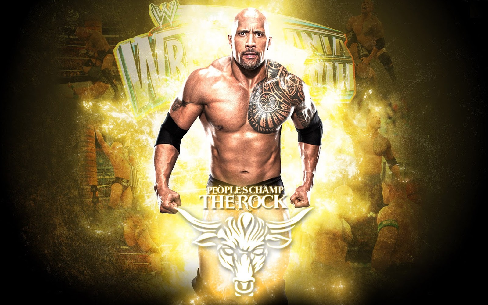 The Rock Wallpaper HD 1080