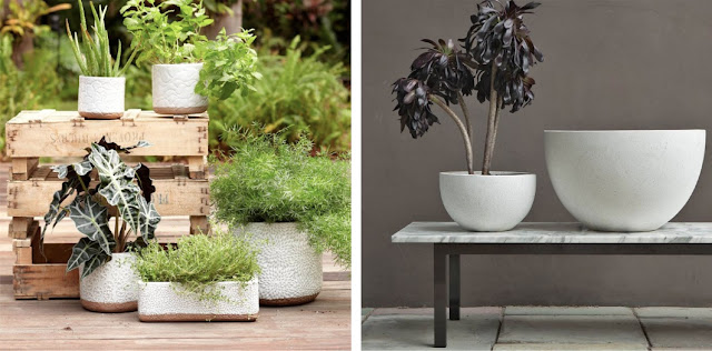 Age of Design Inc.: Friday Find / Modern White Planters