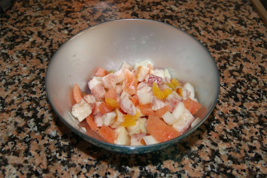 Canapes de anguila paso 2