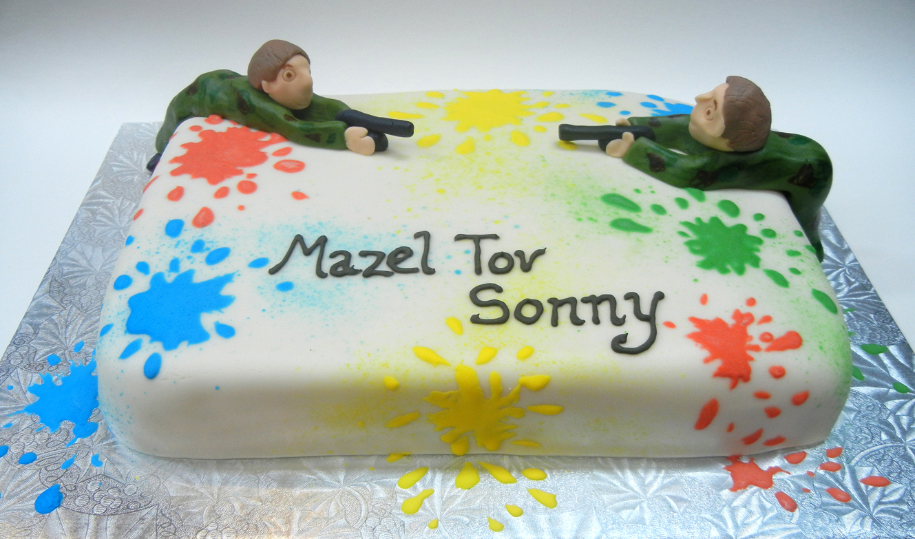 Ronna's Blog Paintball Cake
