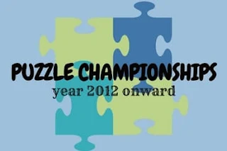 List of Puzzle Championship after year 2011
