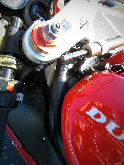 Ducati 916 coolant tank leak