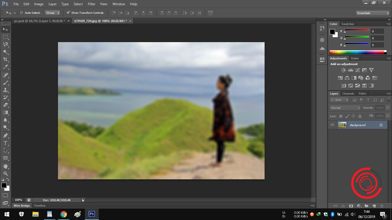 Cara Membuat Efek Blur Pada Di KEPOINDONESIA