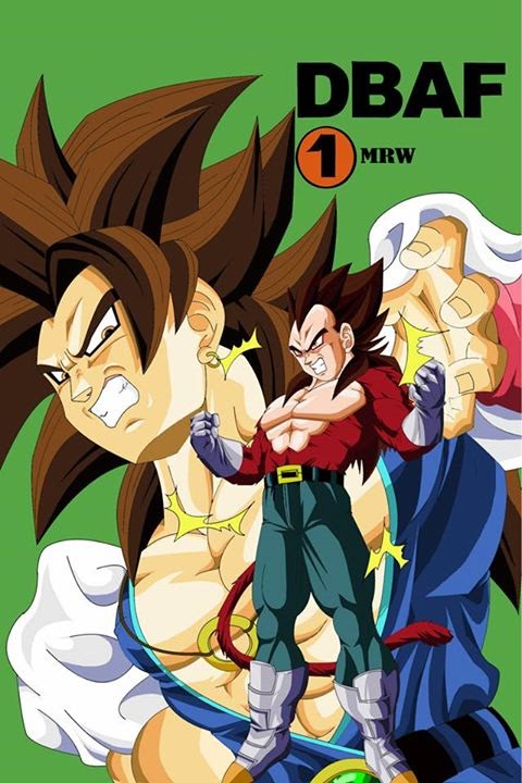 Goku,Vegeta e Broly do Livro de colorir - Daiko O Saiyajin