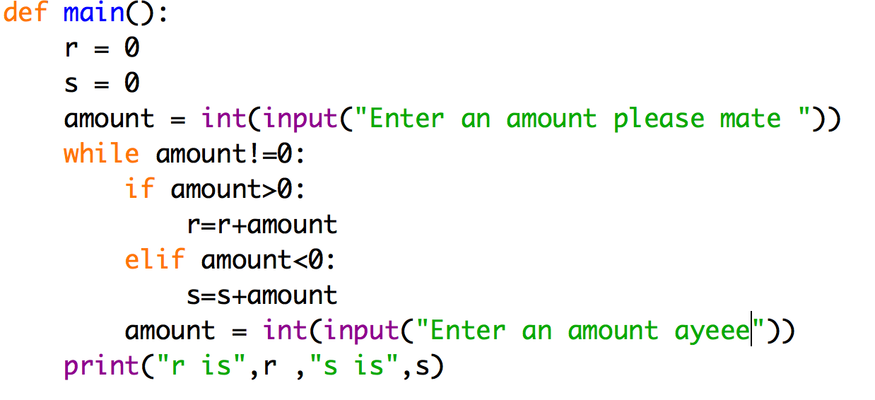 PYTHON CODING IGCSE
