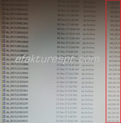 Size Folder e-Faktur Terlalu Besar