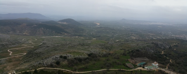 Vista panorámica desde la Santuario de Nuestra Señora de la Sierra de Cabra .