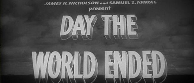 The Day the World Ended title screen