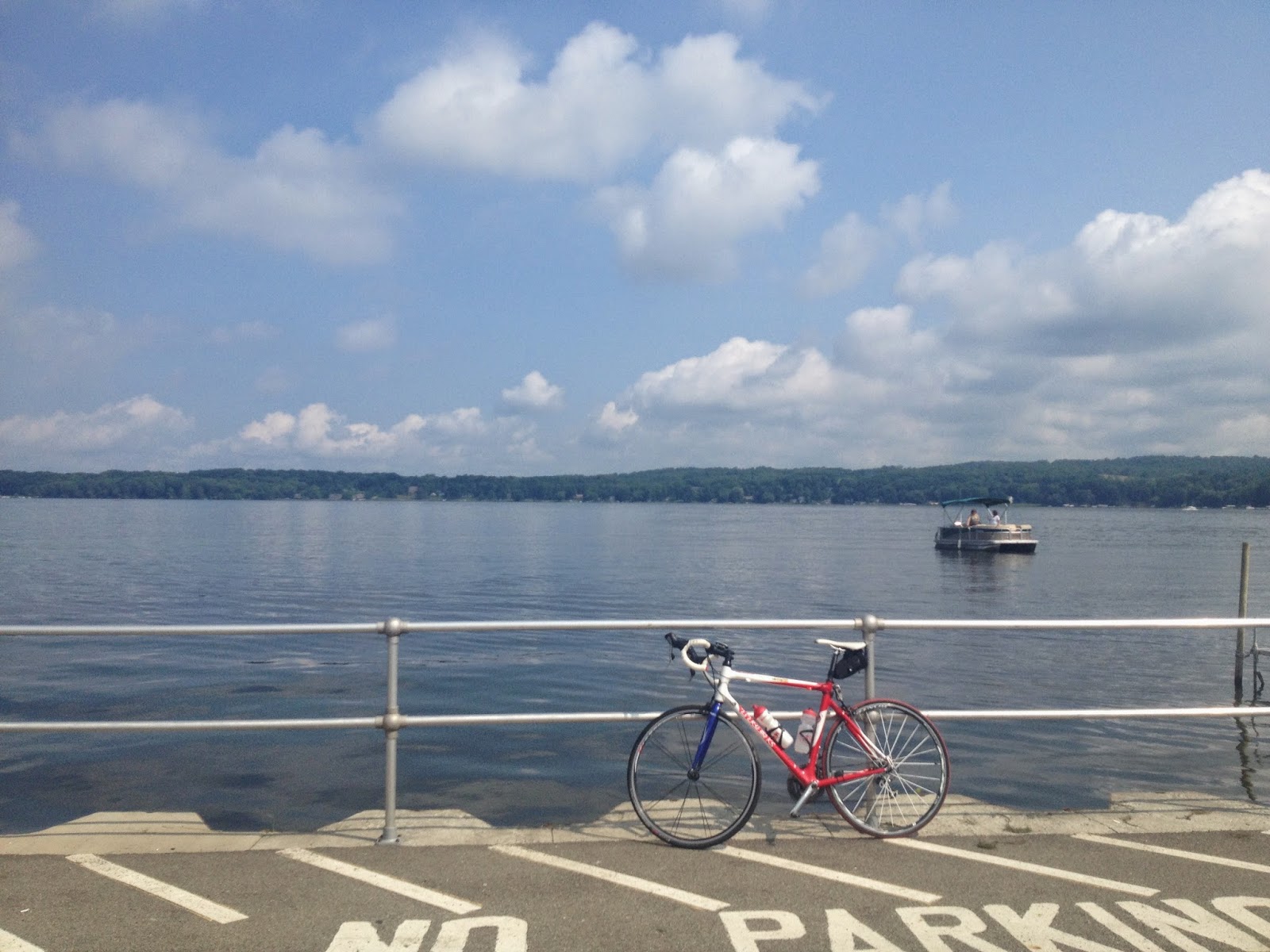 Peace on a Bike Chautauqua Lake
