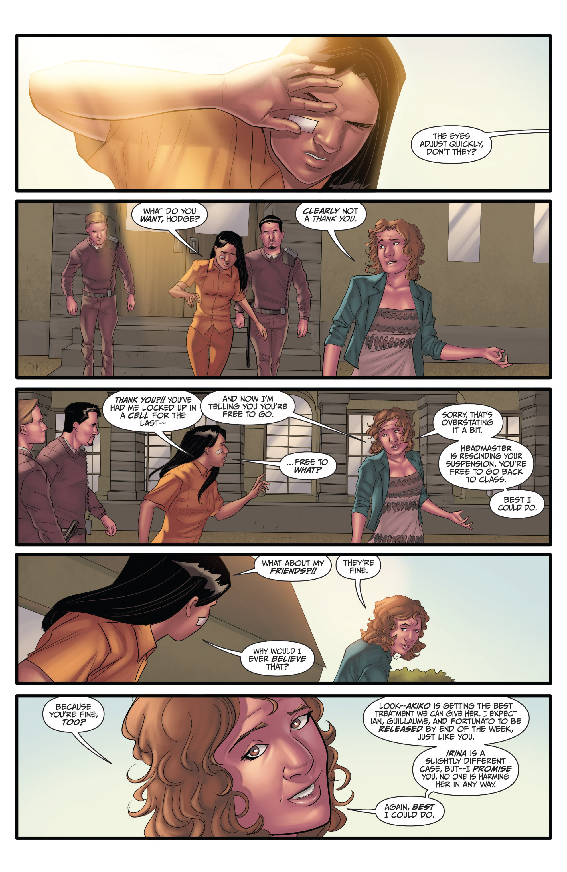 Read online Morning Glories comic -  Issue #32 - 10