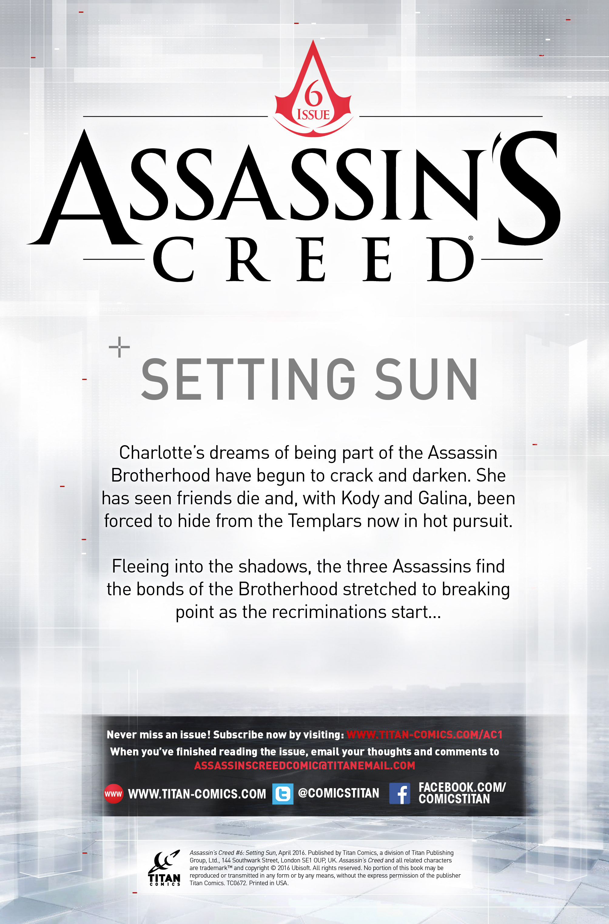 Read online Assassin's Creed (2015) comic -  Issue #6 - 2