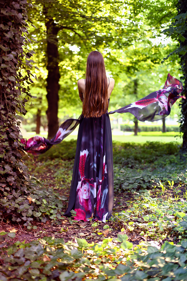 butterfly long dress religion outfit