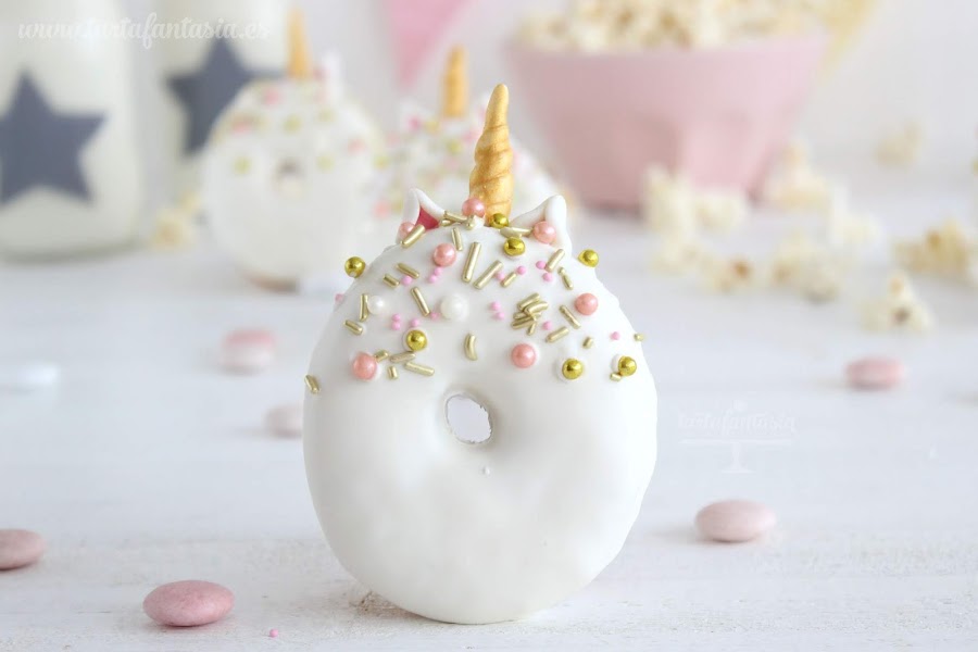 Tutorial donuts, donas unicornio