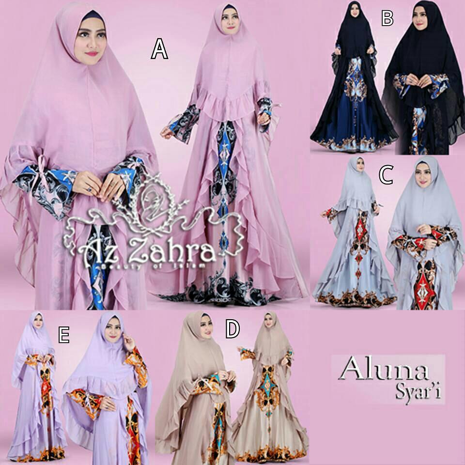 Syar I Aluna murah n ori collection aluna syar i by azzahra Syar I Aluna murah n ori collection aluna syar i by azzahra