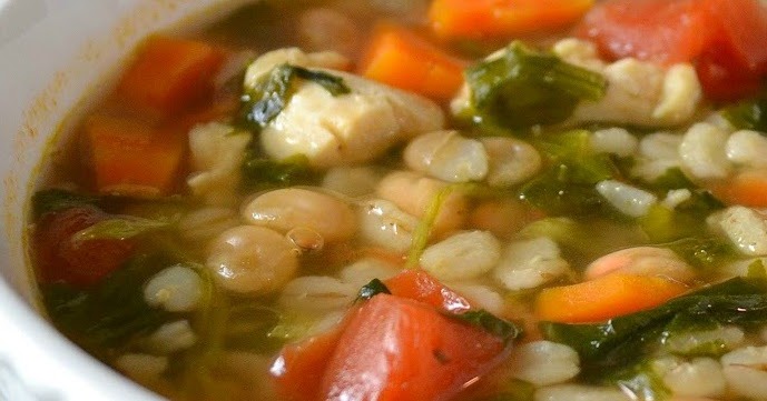 Hot Eats and Cool Reads: Chicken and Barley Soup Recipe