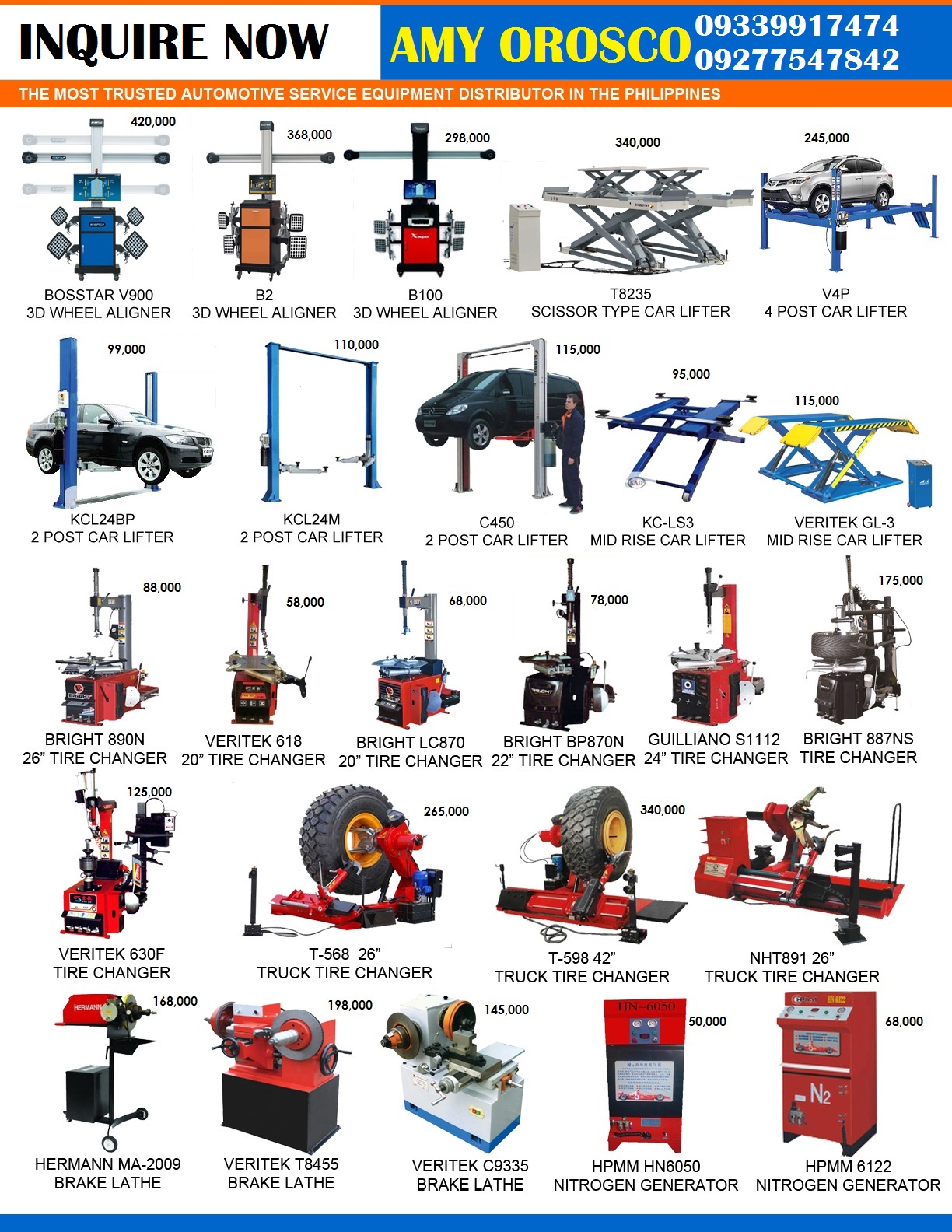 All in One Automotive Shop Service Equipment