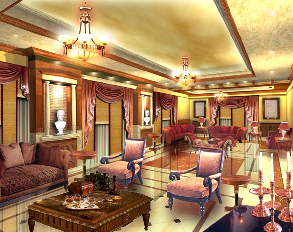 عالم الديكور ديكورات فخمة للصالات Luxurious decorations for halls