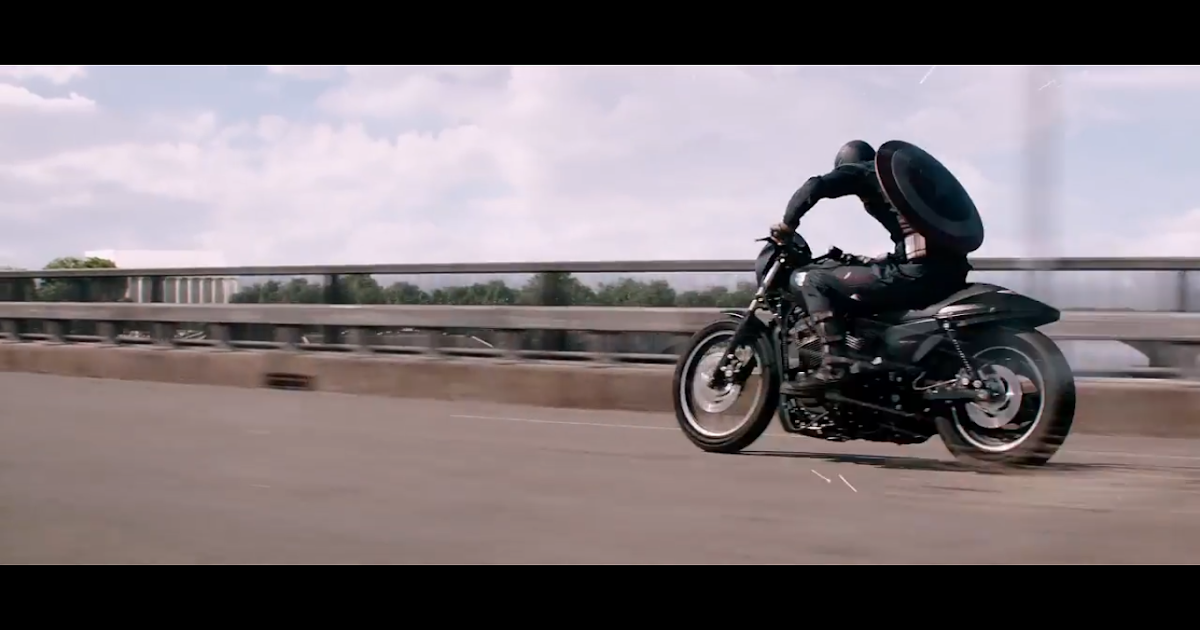 captain america's motorcycle in winter soldier