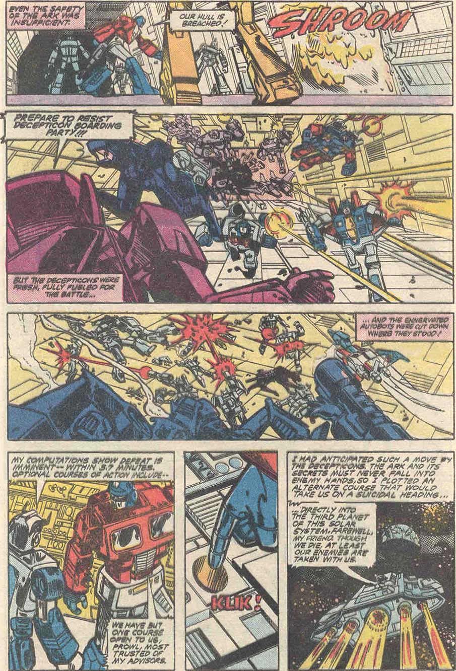 Read online The Transformers (1984) comic -  Issue #1 - 9