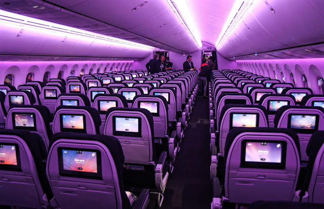 Boeing 787-9 Air New Zealand Economy Class Cabin