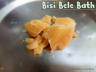 Bisi Bele Bath - Jaggery