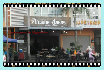 tempat baru Anjung Satay yang berdekatan je dengan tempat lama...