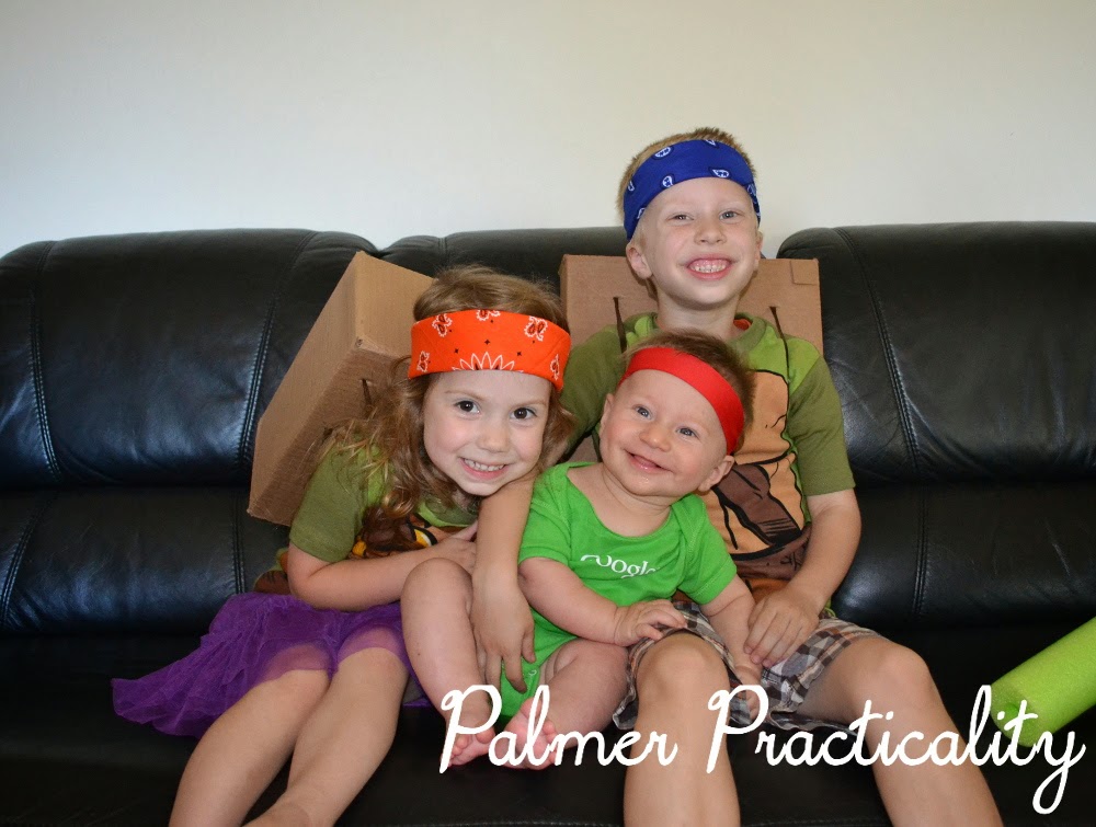 Palmer Practicality Homemade Teenage Mutant Ninja Turtle Costumes