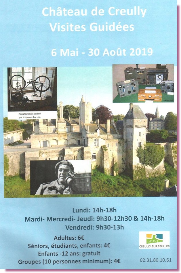 Le château de Creully se visite (Creully sur Seulles)
