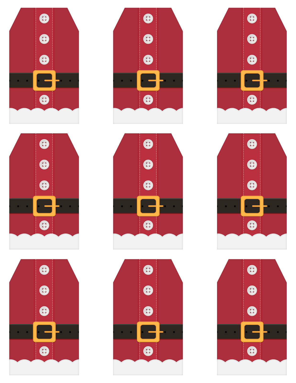 Santa Cute Free Printable Tags And Labels In Different Styles Oh My 