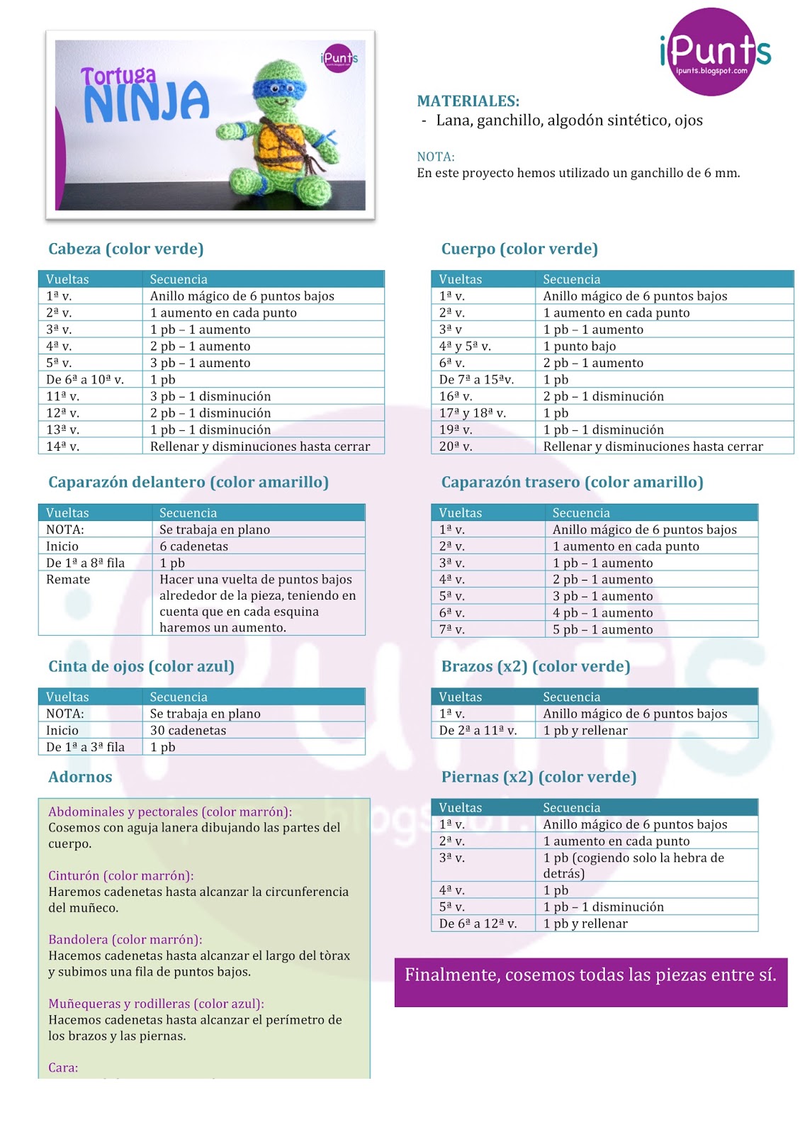 amigurumi paso a paso patrones