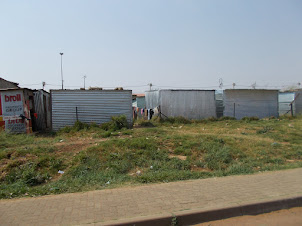 "TIN HUTS" in Soweto Township. The poorest of the Slum dwellers of Soweto.