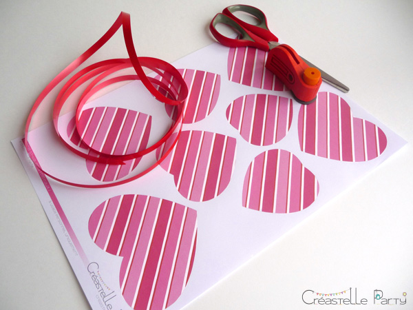 DIY cœur 3D papier / 3D paper heart