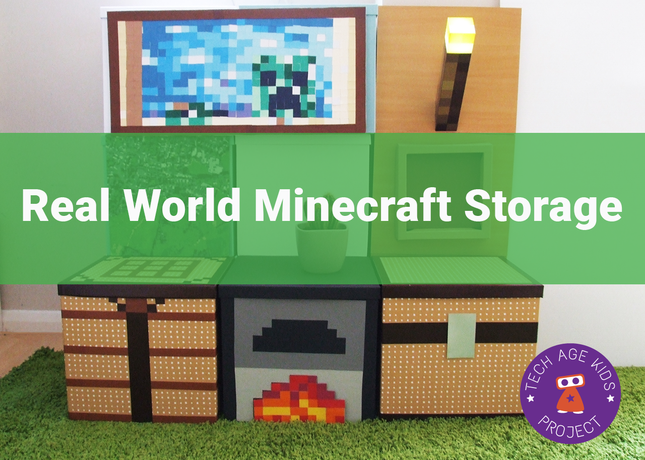 Screenless Minecraft Activity with Papercraft