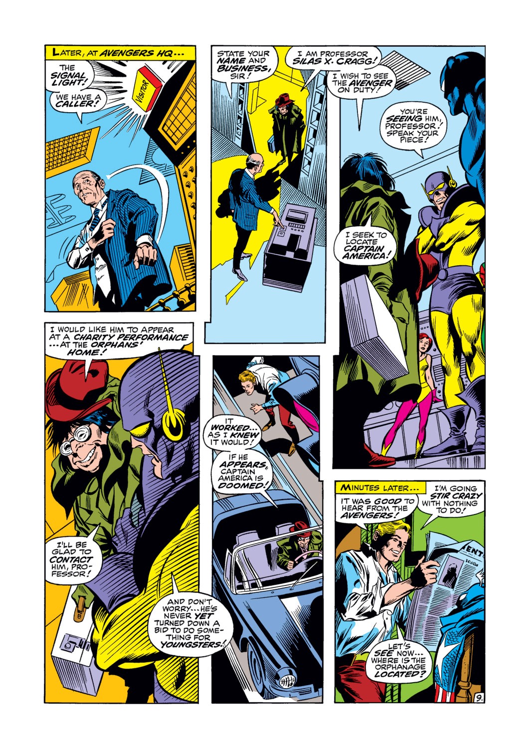Read online Captain America (1968) comic -  Issue #121 - 10