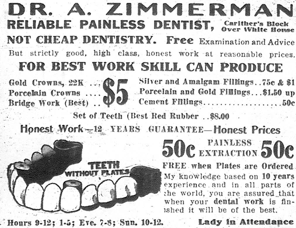 I See by the Papers... AS MUCH FUN AS PULLING TEETH