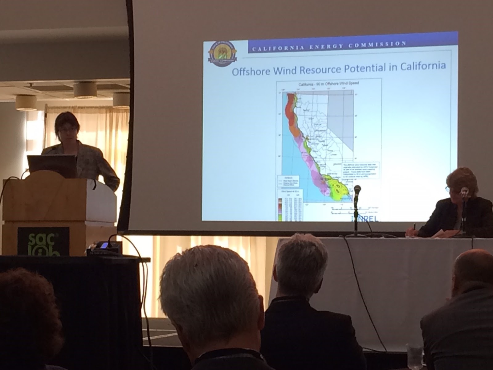 3 march 2017 sacramento california energy commissioner karen douglas discusses the potential for offshore wind in california at the 2017 california 3 march 2017 sacramento california energy commissioner karen douglas discusses the potential for offshore wind in california at the 2017 california