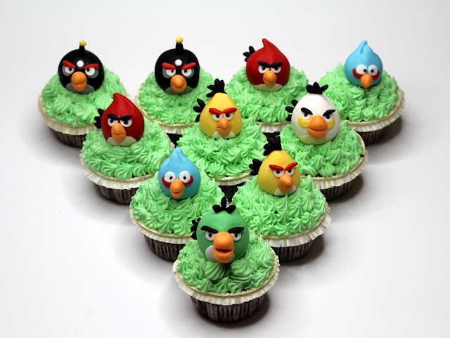 London Cupcakes - Angry Birds