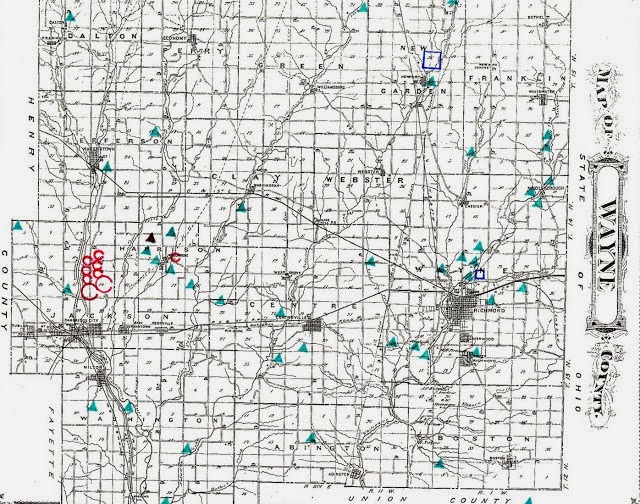 Indian Burial Mounds Map