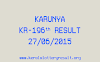 Karunya KR 196 Lottery Result 27-6-2015