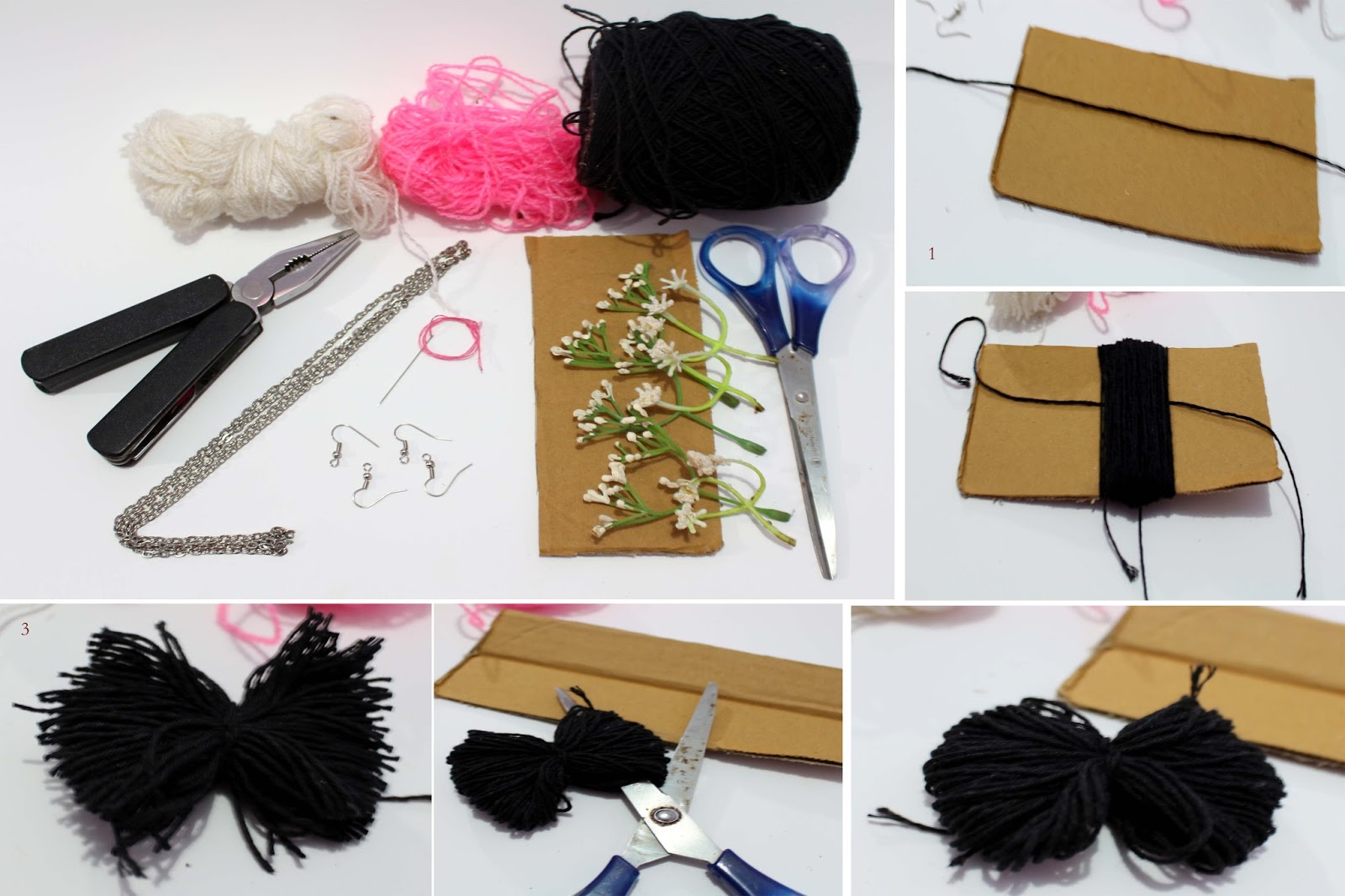 Uli Mayang DIY Cara Buat Anting Pompom Pompom Earring Uli Mayang DIY Cara Buat Anting Pompom Pompom Earring